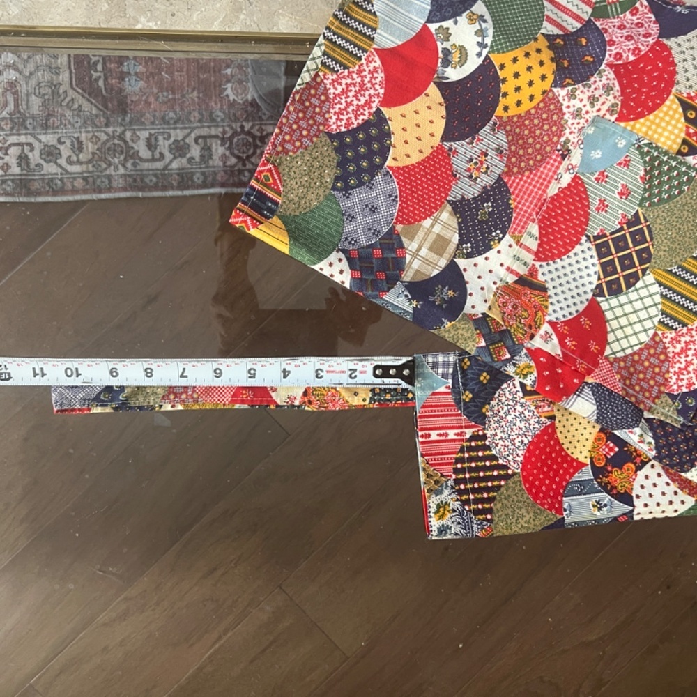 Pachwork looking cotton apron - so cute! - Picture 7 of 9